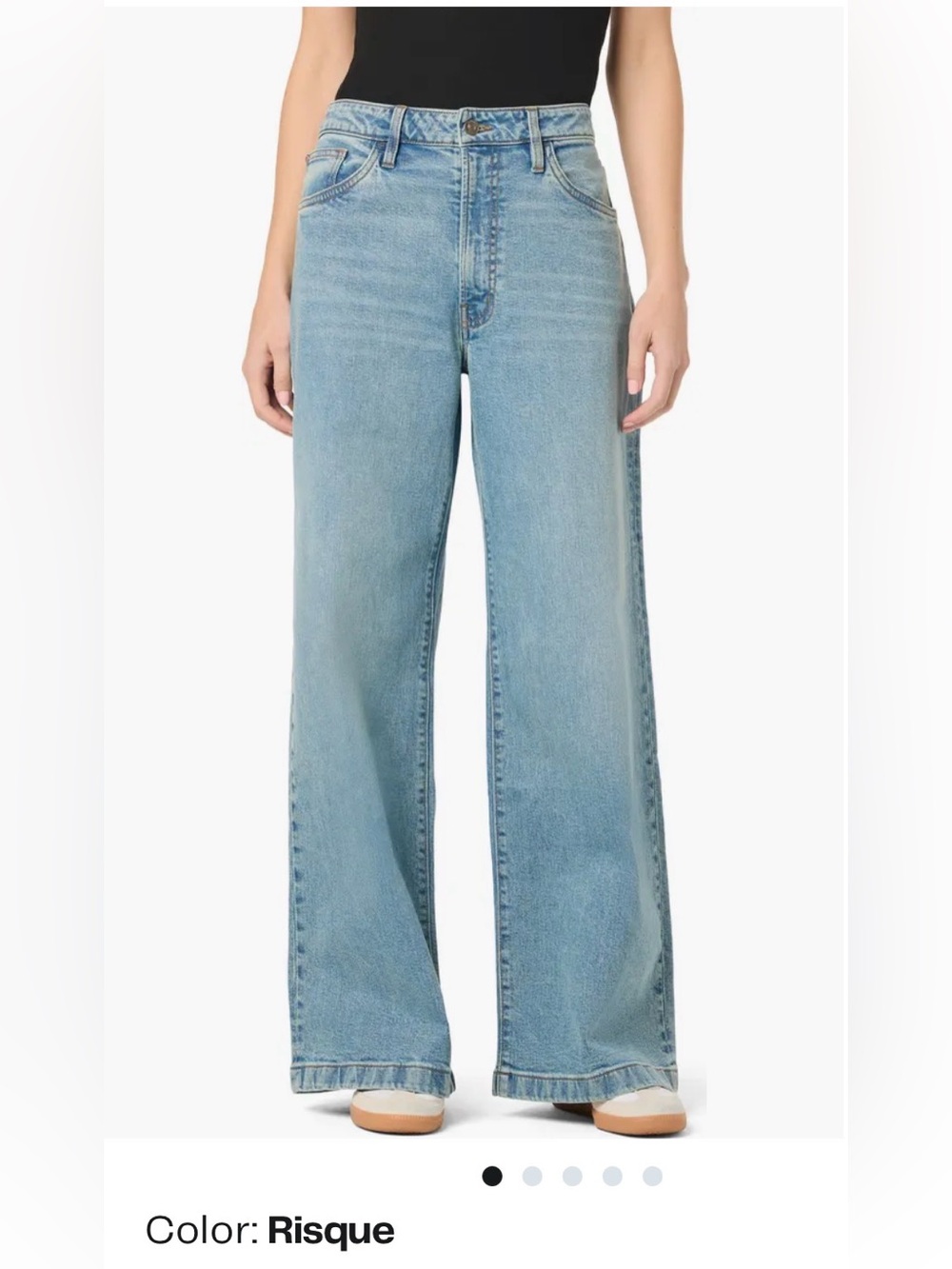 31 - Jolene High Waist Wide Leg Hudson Jeans